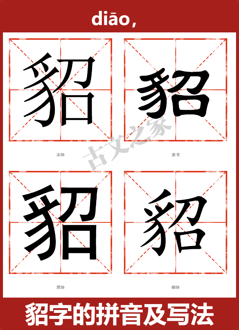 貂的拼音怎么读
