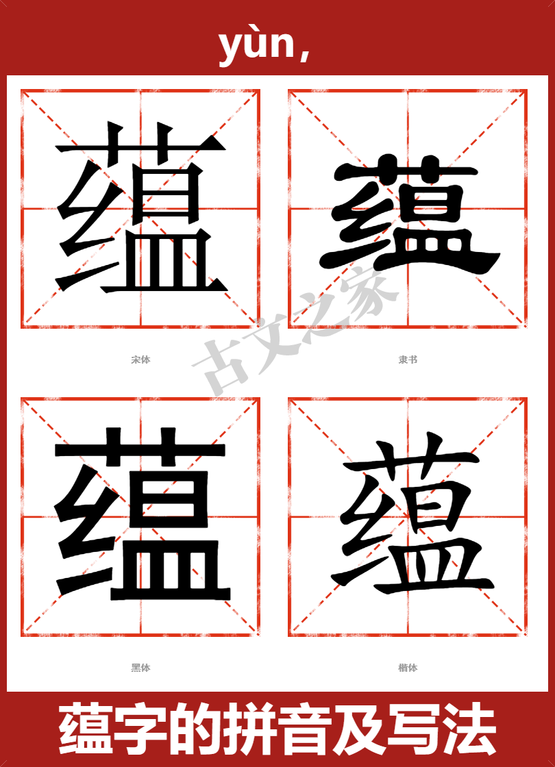 蕴的拼音怎么读