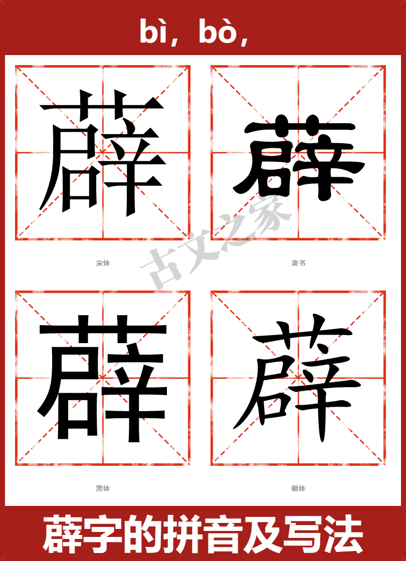 薜的拼音怎么读