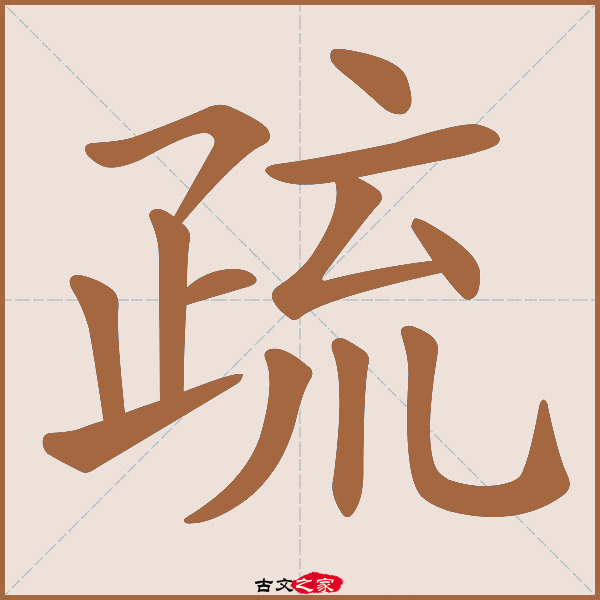 疏的拼音怎么读