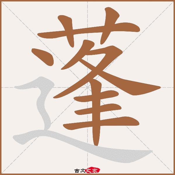 蓬的拼音怎么读