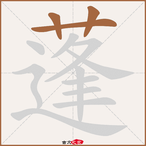 蓬的拼音怎么读