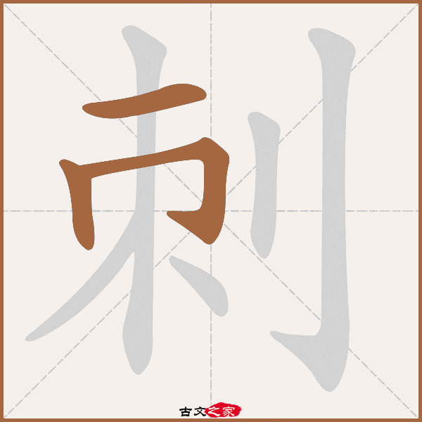 刺的拼音怎么读