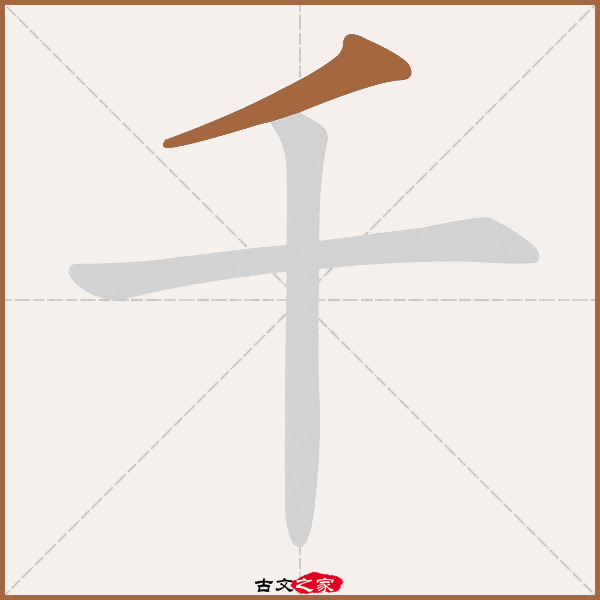 千字笔顺相关词语及拼音其它字典出处:[ 古文字诂林 ]:02册,第33部,十