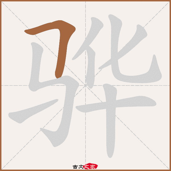 骅字笔顺相关词语及拼音其它字典出处:[ 故训彙纂 ]:2549|2627.