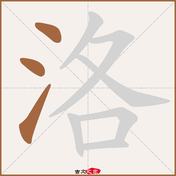 洛的拼音怎么读