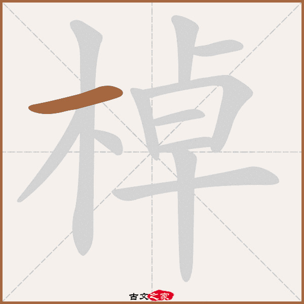 棹的拼音怎么读