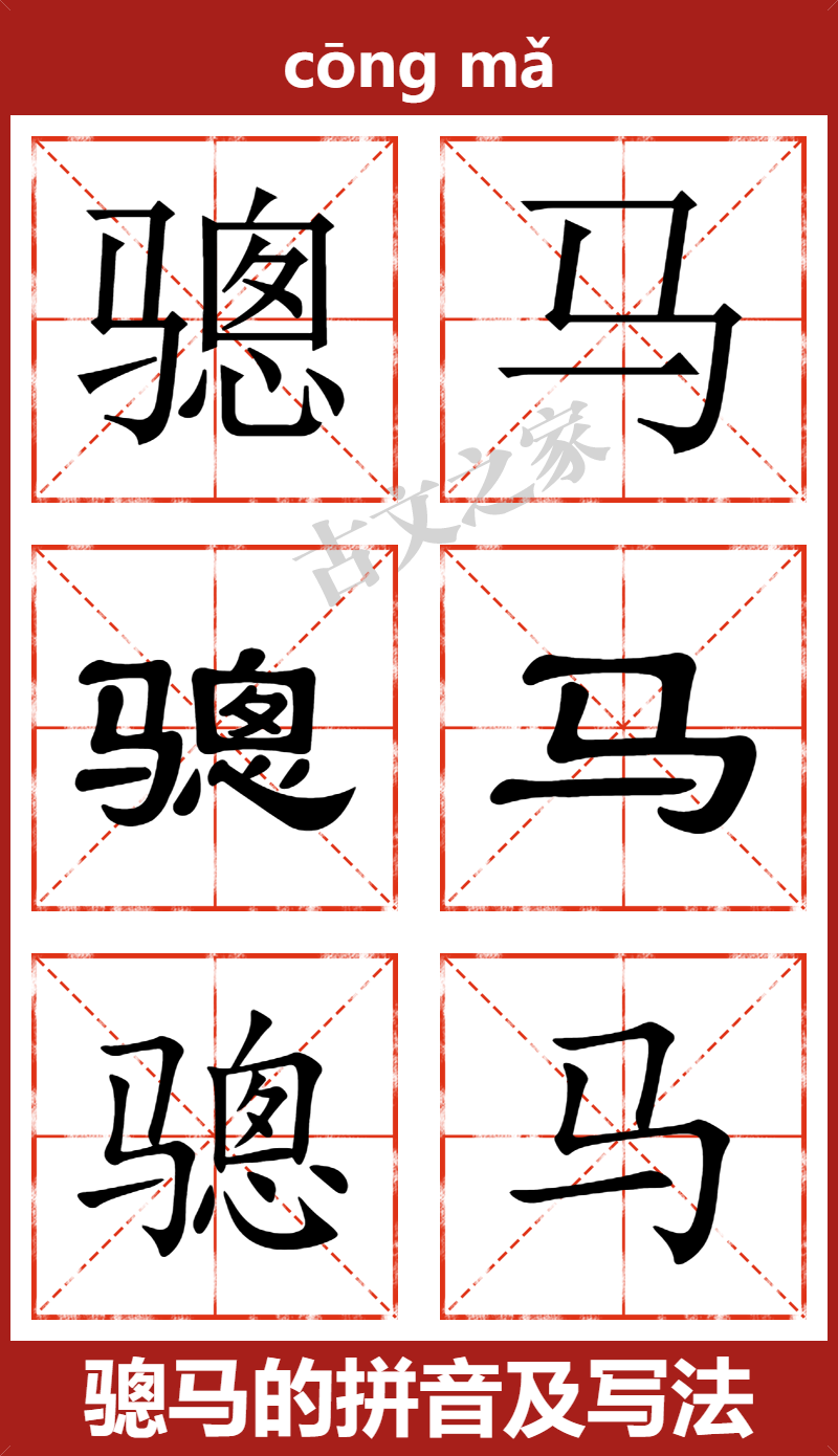 骢马的拼音怎么读-古文之家