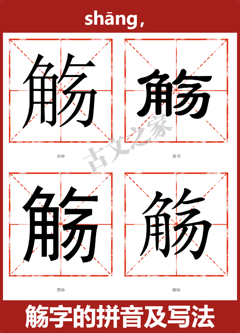 觞的拼音怎么读