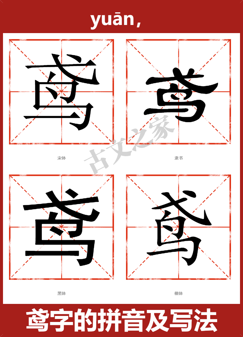 鸢的拼音怎么读 古文之家